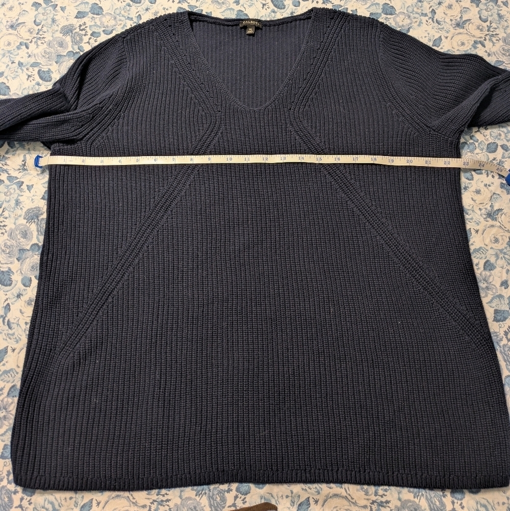 Talbots Navy Knit Sweater - Picture 5 of 6